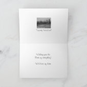 Spooky mystieke bos landschap papa groet kaart (Binnen)