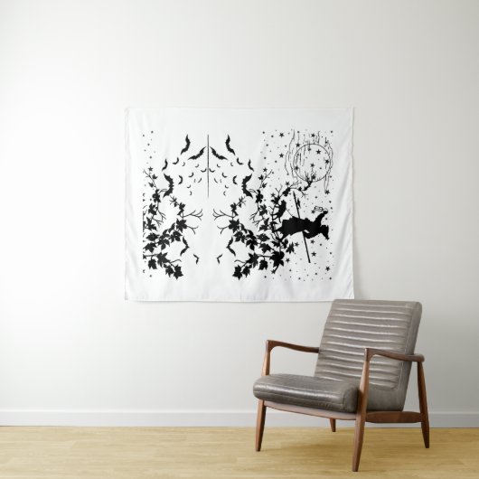 Spooky nacht.b wandkleed (In Situ (horizontaal))