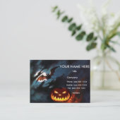 SPOOKY-NACHT design ~ Visitekaartje (Staand voorkant)