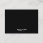 SPOOKY-NACHT design ~ Visitekaartje (Achterkant)