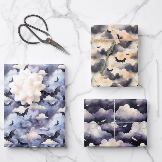 Spooky nacht Halloween inpakpapier (Voorkant)