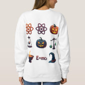 Spooky natuurkundeleraar Halloween - Heks met Wete Trui (Achterkant)