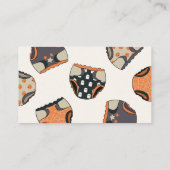 Spooky Neutral Halloween Baby shower Luier Raffle Informatiekaartje (Achterkant)