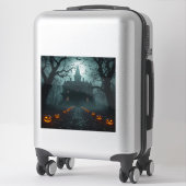 Spooky Night beroemd gemaakt door Jack-o'-Lanterns Sticker (Koffer)