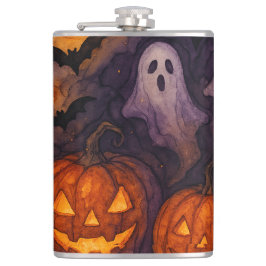 Spooky Night en Spooky Pumpkins Heupfles