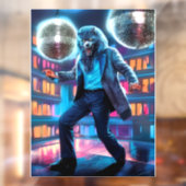 Spooky Night Fever, Wolfman beweegt Raamsticker (Vel 2)