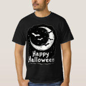 Spooky Night Flight: Halloween vleermuizen - Halve T-shirt (Voorkant)