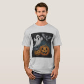 Spooky Night Friends Halloween T-shirt (Voorkant volledig)