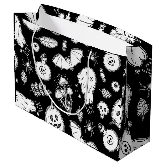 Spooky Night Groot Cadeauzakje (Achterkant Gekanteld)