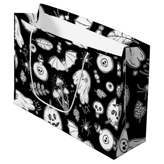 Spooky Night Groot Cadeauzakje (Voorkant Gekanteld)