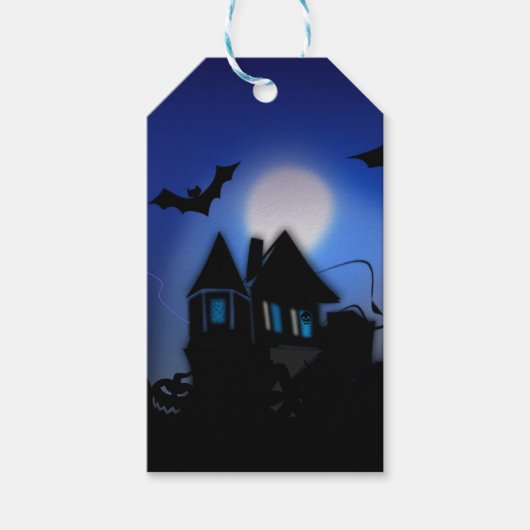 Spooky Night, Halloween Cadeaulabel (Voorkant)