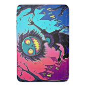Spooky Night Halloween Creature Design Badmat (Voorkant Verticaal)