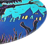 Spooky Night Halloween Creature Design Snijplank (Hoek)