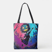 Spooky Night Halloween Creature Design Tote Bag (Achterkant)