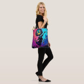 Spooky Night Halloween Creature Design Tote Bag (Op model)