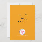 Spooky Night Halloween Party Kaart (Achterkant)