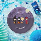 Spooky Night Halloween Party Papieren Bordje (Feest)