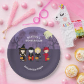 Spooky Night Halloween Party Papieren Bordje (Feest)