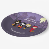 Spooky Night Halloween Party Papieren Bordje (Gekanteld)