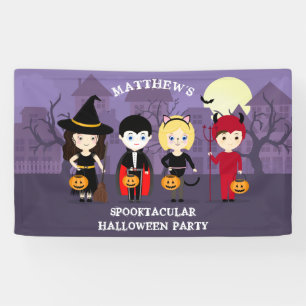 Spooky Night Halloween Party Spandoek