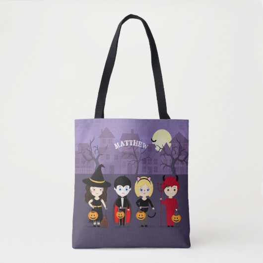 Spooky Night Halloween Party Tote Bag (Voorkant)