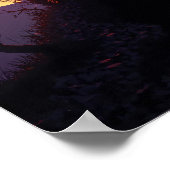 Spooky Night - Haunted House Poster (Hoek)