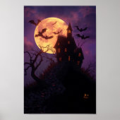 Spooky Night - Haunted House Poster (Voorkant)