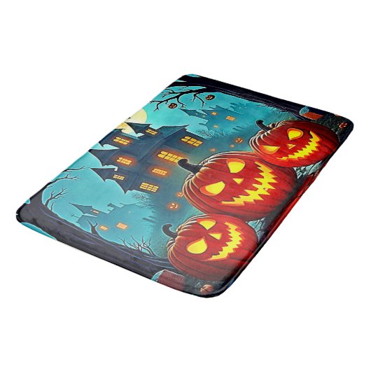  Spooky Night Haunted House Thrills Badmat (Gekanteld)