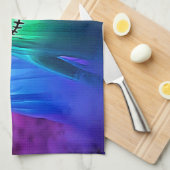 Spooky Night of Colorful Ghosts Design Theedoek (Quarter Fold)