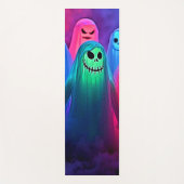 Spooky Night of Colorful Ghosts Design Yogamat (Voorkant)