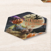 Spooky Night Pumpkin Onderzetter (Schuin)