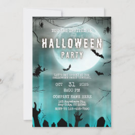 Spooky Night Theme Small Business Halloween Kantoo Kaart