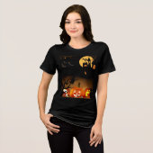 Spooky Nightfall Magic T-shirt (Voorkant volledig)