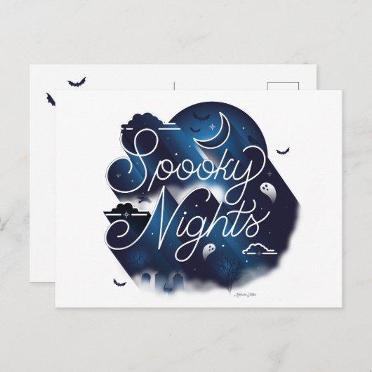 Spooky Nights / Briefkaart (Voorkant / Achterkant)