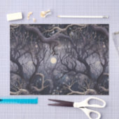 Spooky Nighttime Garden Tissuepapier (Craft)