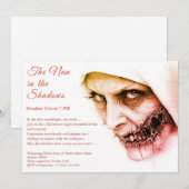 Spooky non Halloween uitnodiging spookachtige reli (Voorkant / Achterkant)