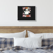 Spooky Nurse Classic T-shirt_1 Canvas Afdruk (Insitu (Slaapkamer))