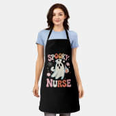 Spooky Nurse Classic T-shirt_1 Schort (Gedragen)