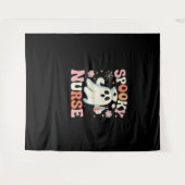 Spooky Nurse Classic T-shirt_1 Wandkleed (Voorkant (horizontaal))