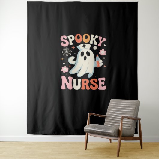 Spooky Nurse Classic T-shirt_1 Wandkleed (In situ)