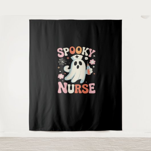 Spooky Nurse Classic T-shirt_1 Wandkleed (Voorkant)