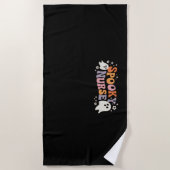 Spooky Nurse Classic T-shirt Strandlaken (Voorkant)