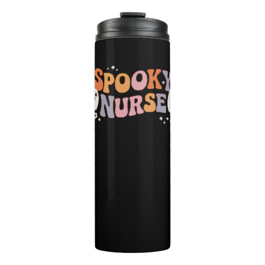 Spooky Nurse Classic T-shirt Thermosbeker (Voorkant)