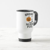 Spooky Nurse Fuel Mok | Grappige Halloween Koffie  (Voorkant rechts)