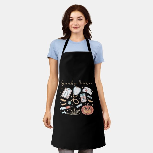 Spooky Nurse Life Oversized T-shirt Schort (Gedragen)