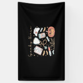 Spooky Nurse Life Oversized T-shirt Spandoek (Verticaal)