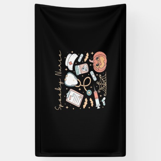 Spooky Nurse Life Oversized T-shirt Spandoek (Verticaal)