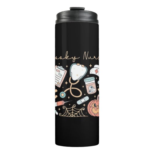 Spooky Nurse Life Oversized T-shirt Thermosbeker (Voorkant)