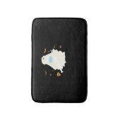 Spooky Nurse Practitioner Schattige Halloween Over Badmat (Voorkant Verticaal)