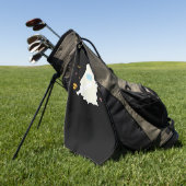 Spooky Nurse Practitioner Schattige Halloween Over Golfhanddoek (Groen)